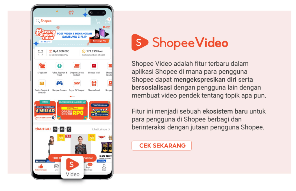 Aplikasi Shopee Video
