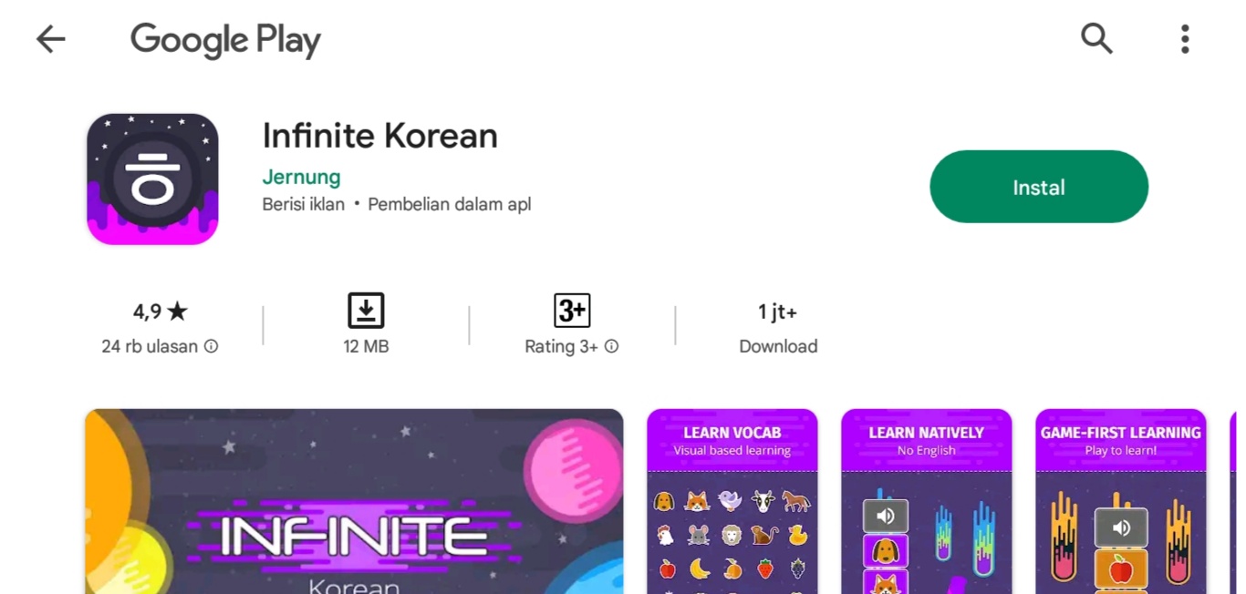 Infinite Korean