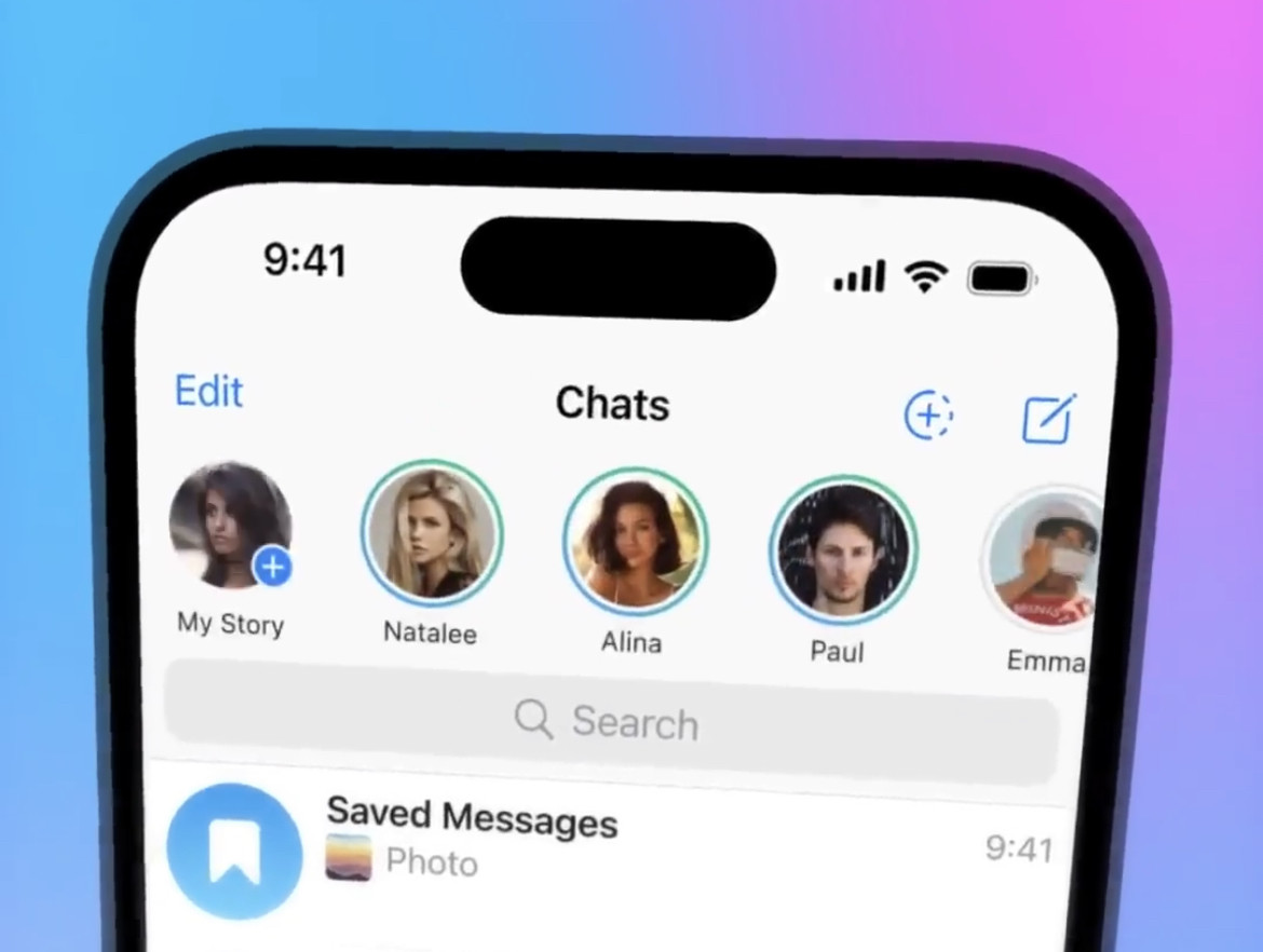 Cara Post Story di Telegram