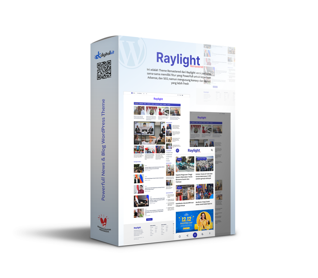 Theme WordPress Berita Mirip Detik - Raylight remastered
