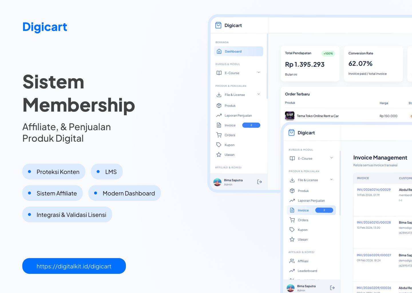 Sistem penjualan produk digital alternatif salesloo