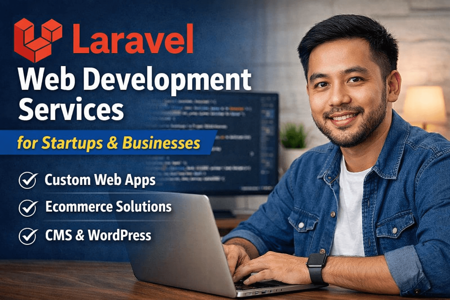 Laravel Web Development Services for Startups & Businesses